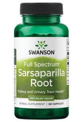 Swanson - Sarsaparilla Root, 450mg - 60 caps - Nutri.se